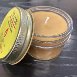 Bee Prepared Emergency 100% Beeswax Glass Candles 4 oz