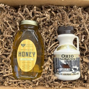 Local Gourmet Gift Box – Pure Honey and Maple Syrup