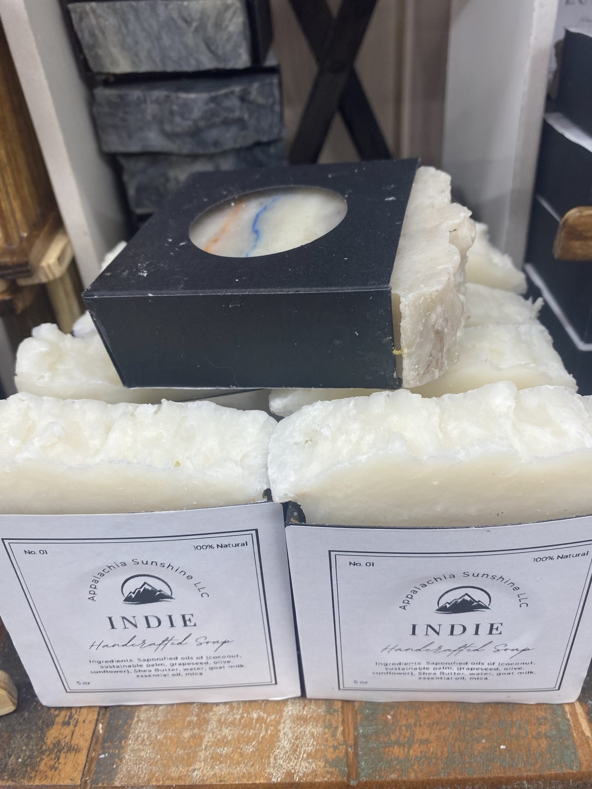 Indie goat milk soap