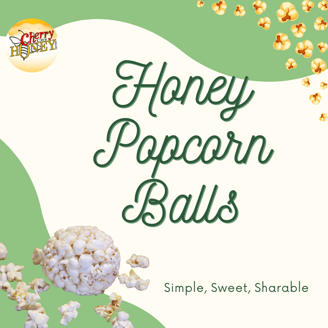 Honey Popcorn Balls 2-Ingredient